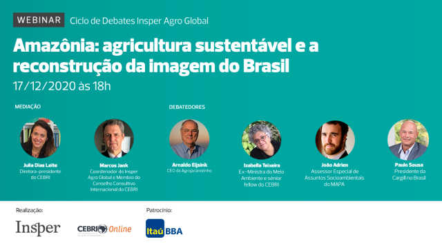 Amazônia: desafios para uma agricultura sustentável e a reconstrução da imagem do Brasil