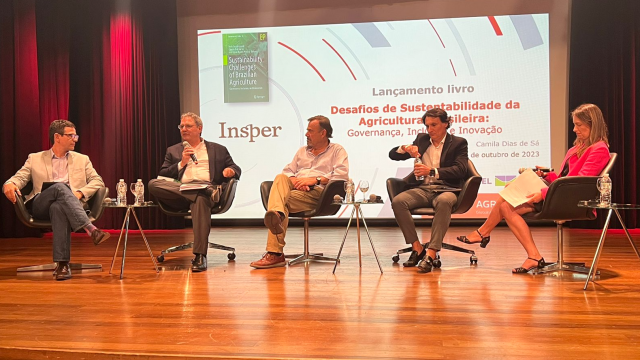 Lançamento livro Desafios de Sustentabilidade da Agricultura Brasileira: Governança, Inclusão e Inovação