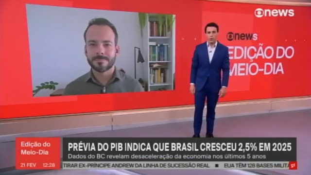 Prévia do PIB indica que Brasil cresceu em 2025