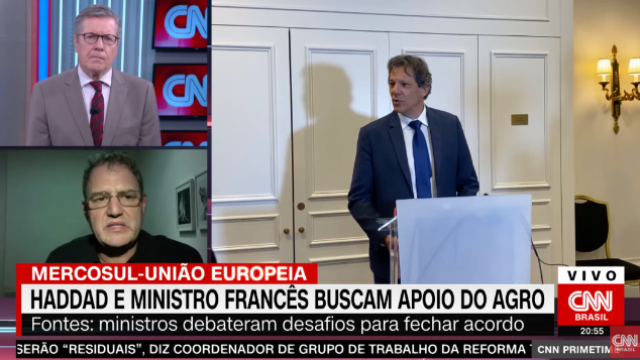 Mercosul-União Europeia: Haddad e Ministro Francês buscam apoio do Agronegócio