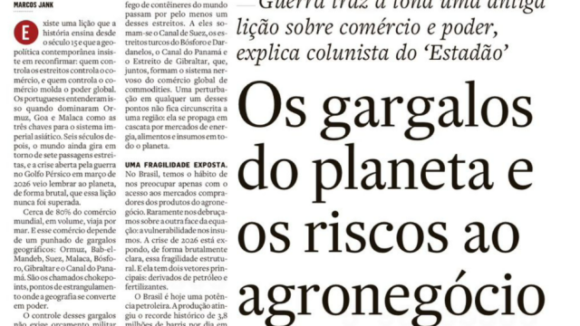 Os gargalos do planeta e os riscos ao agronegócio