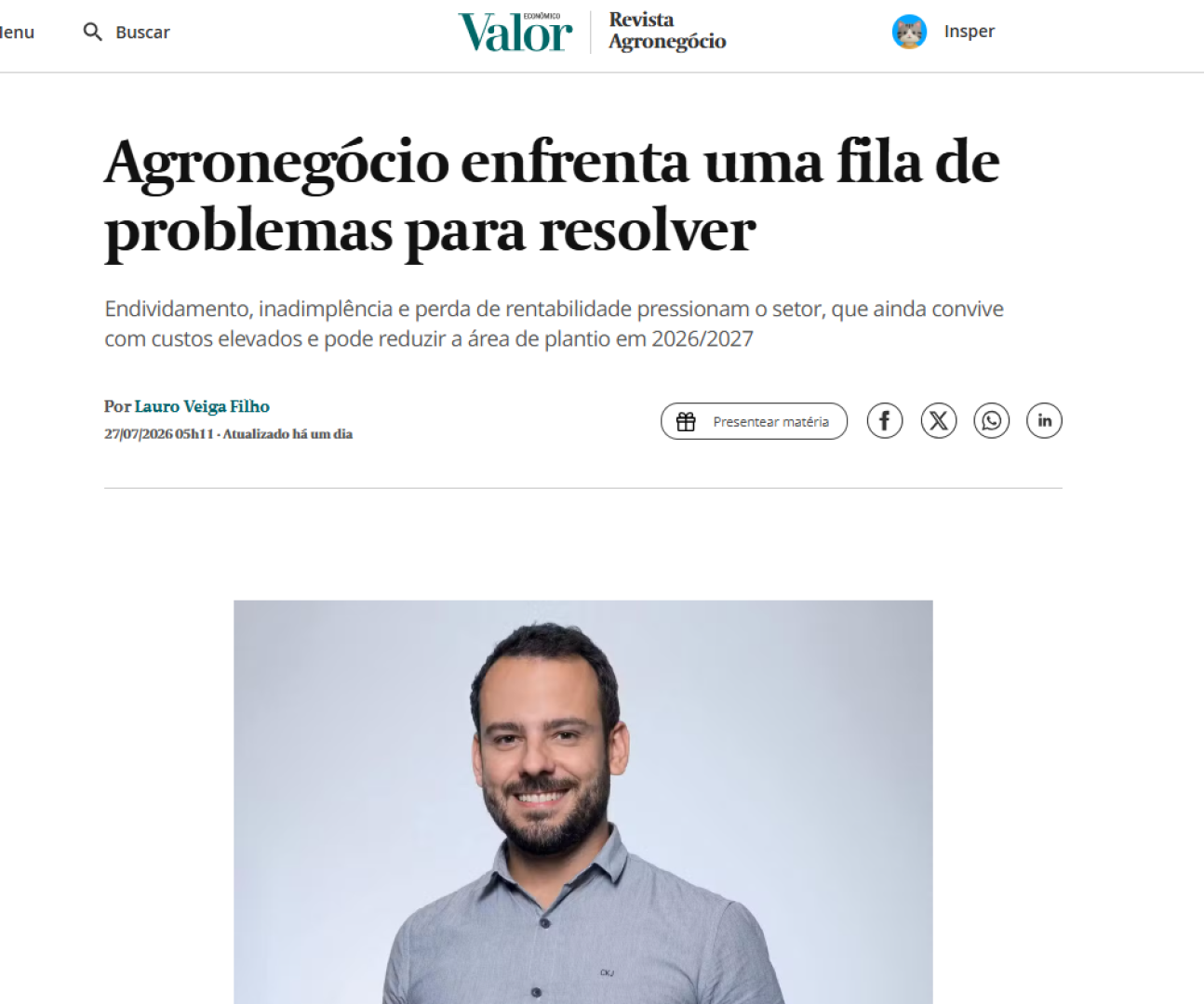 Agronegócio enfrenta uma fila de problemas para resolver