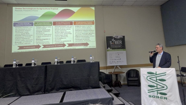 Marcos Jank proferiu a Aula Magna de abertura do congresso anual da Sociedade Brasileira de Economia, Administração e Sociologia Rural (Sober)