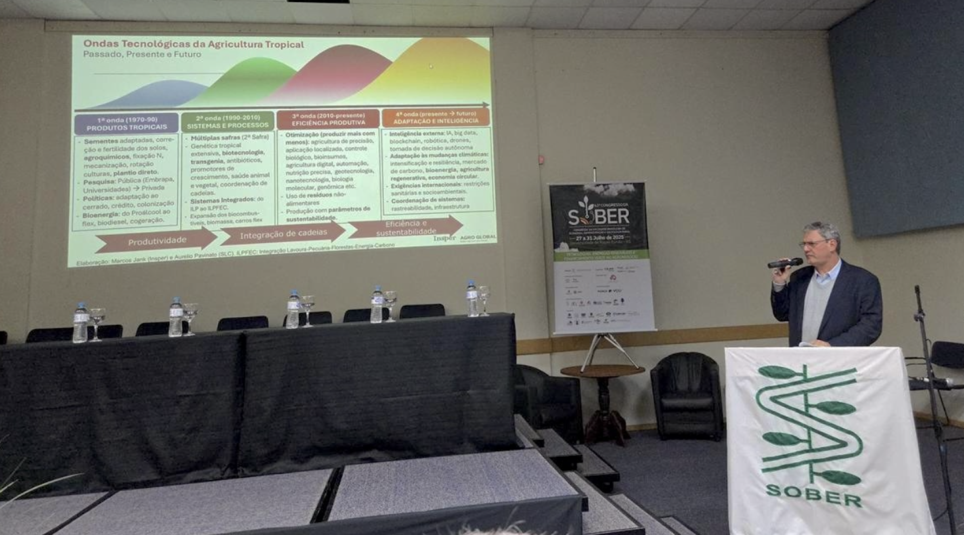 Marcos Jank proferiu a Aula Magna de abertura do congresso anual da Sociedade Brasileira de Economia, Administração e Sociologia Rural (Sober)