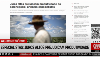 Juros altos prejudicam produtividade do agronegócio, afirmam especialistas